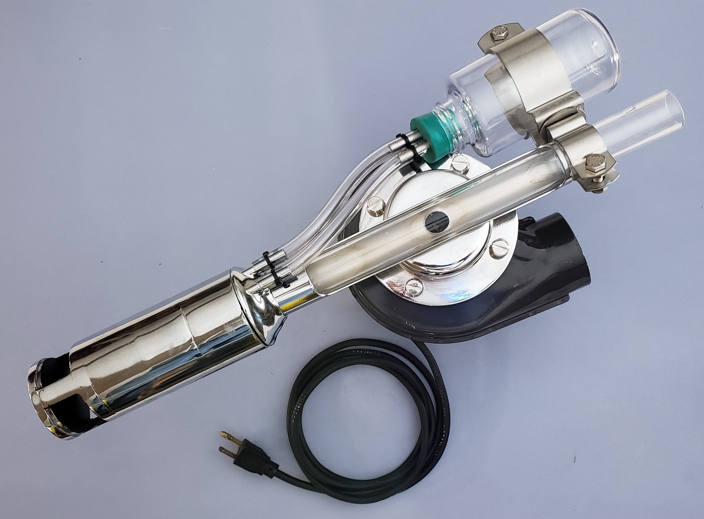 Single wet bulb instrument with 230v motor